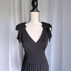 Leifsdottir black dress ANTHROPOLOGIE